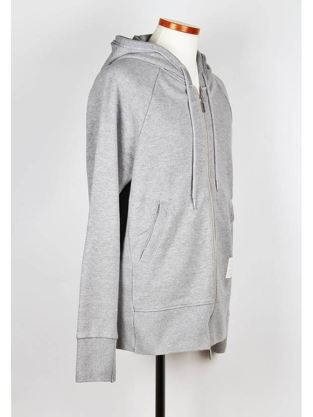 diagonal hood zip up gray 5 - THOM BROWNE - BALAAN 6