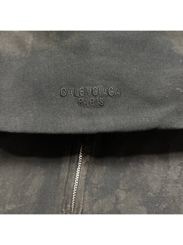 Mud Distressed Hooded Zip Up 100 - BALENCIAGA - BALAAN 5