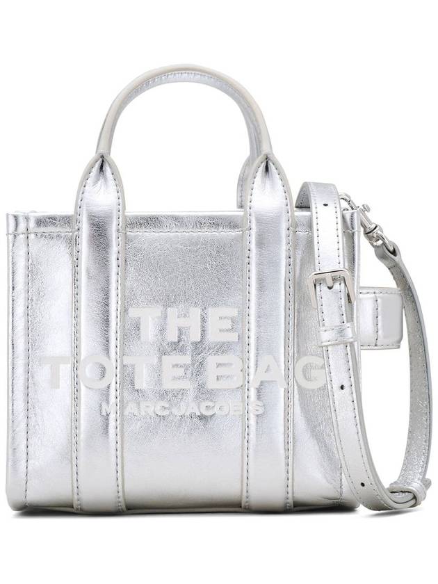 The Metallic Leather Cross Bag Silver - MARC JACOBS - BALAAN 2