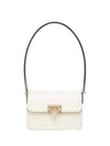 Small Rockstud Detail Leather Shoulder Bag White - VALENTINO - BALAAN 2