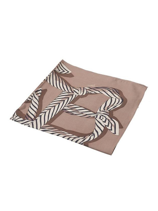 Noted monogram silk scarf 232875804 825 - TOTEME - BALAAN.