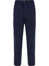 Straight Pants M289LH0660 C6326 INK BLUE - BRUNELLO CUCINELLI - BALAAN 2