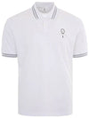 Logo Print Polo Shirt White - BRUNELLO CUCINELLI - BALAAN 2