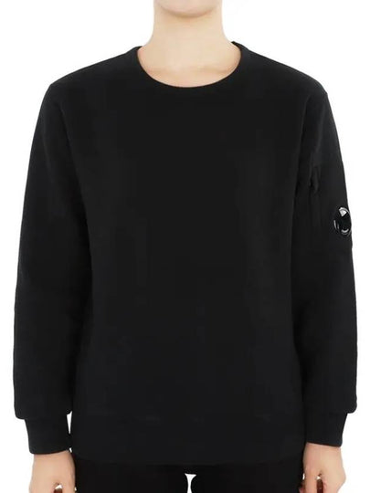 Kids Lens Wappen Fleece Sweatshirt Black - CP COMPANY - BALAAN 2