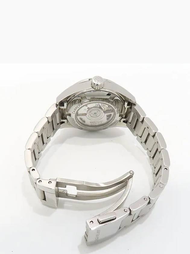 WAR2414 12 point diamond CARRERA Caliber 9 see through back mother of pearl women s 28MM steel watch - TAG HEUER - BALAAN 4