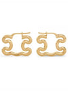 Triomphe Frame Large Earrings Gold - CELINE - BALAAN 2