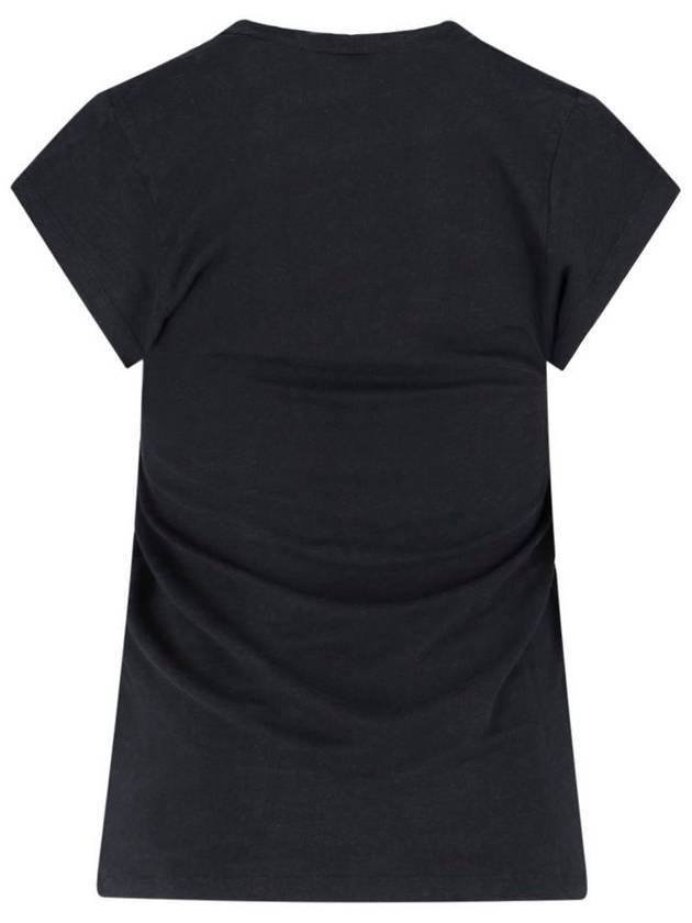 Short Sleeve T-Shirt TS0014FBB1N17E 01BK Black - ISABEL MARANT ETOILE - BALAAN 3