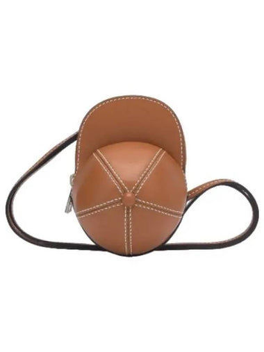 Nano Smooth Leather Cap Cross Bag Brown - JW ANDERSON - BALAAN 1