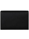 Saffiano Document Clutch Bag Black - PRADA - BALAAN 4