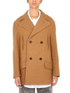 Boucle Wool Midi Double Coat Camel - MARNI - BALAAN 2