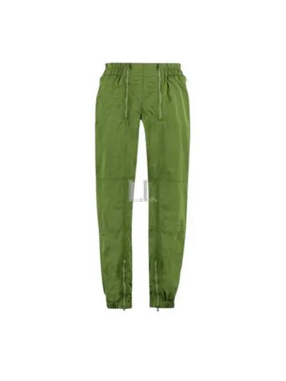 Zipper Detail Nylon Track Pants Green - BOTTEGA VENETA - BALAAN 2