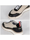 Alumni Panel Lace-Up Low-Top Sneakers White - THOM BROWNE - BALAAN 6