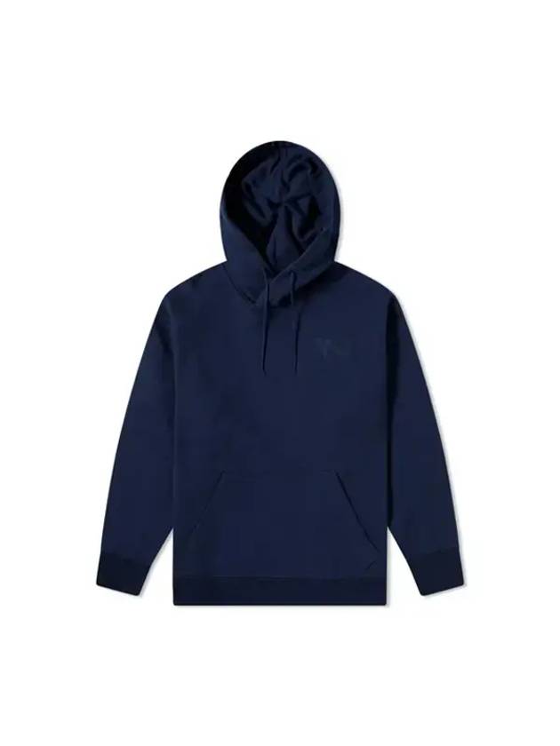 Classic Chest Logo Cotton Hoodie Navy - Y-3 - BALAAN 1