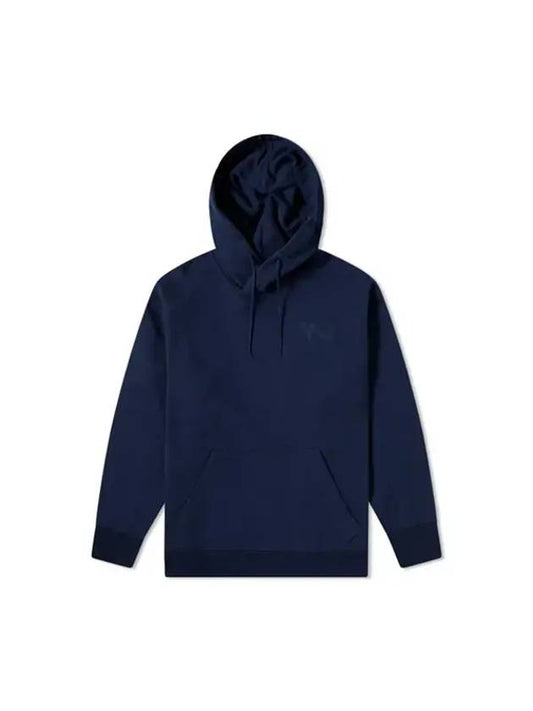 Classic Chest Logo Cotton Hoodie Navy - Y-3 - BALAAN 1