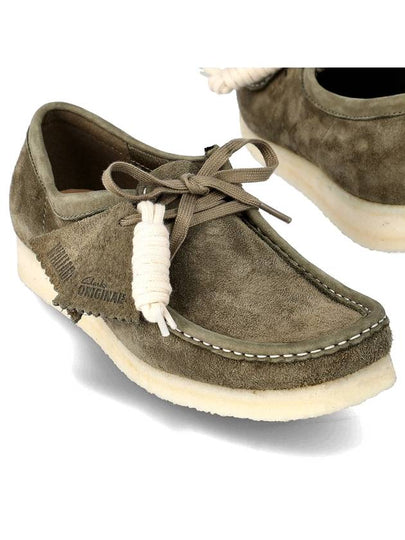 Wallabee Suede Loafer Pale Khaki - CLARKS - BALAAN 2