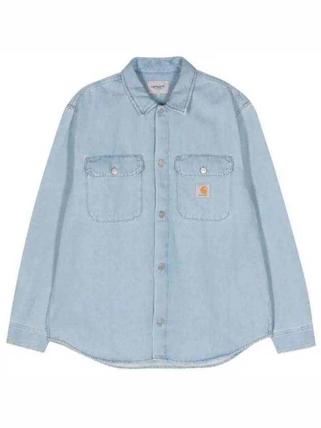 Harvey Shirt Jac Denim Jacket Blue - CARHARTT WIP - BALAAN 2