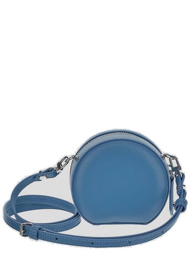 Small Leather Round Cross Bag Blue - VIVIENNE WESTWOOD - BALAAN 3