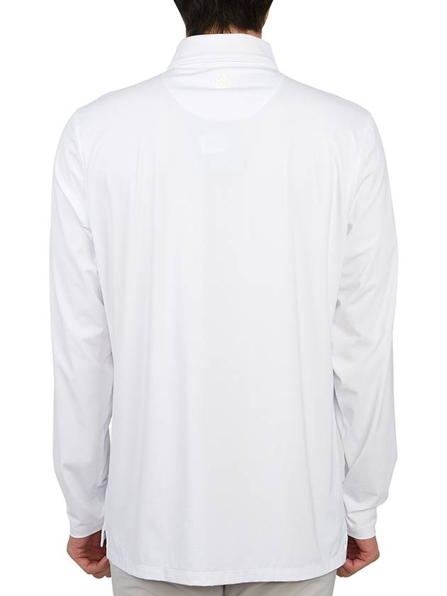 Ice Nylon Sun Golf PK Long Sleeve T-Shirt White - G/FORE - BALAAN 5