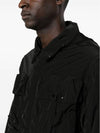 Chrome-R Goggle Utility Hooded Jacket Black - CP COMPANY - BALAAN 3