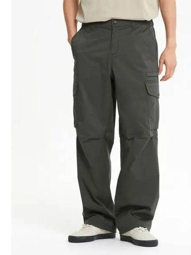 NBNTE31833 UNI ESS Cargo Wide Pants DKHAKI - NEW BALANCE - BALAAN 1