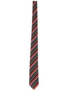 Club Stripe Silk Tie Burgundy - PAUL SMITH - BALAAN 2