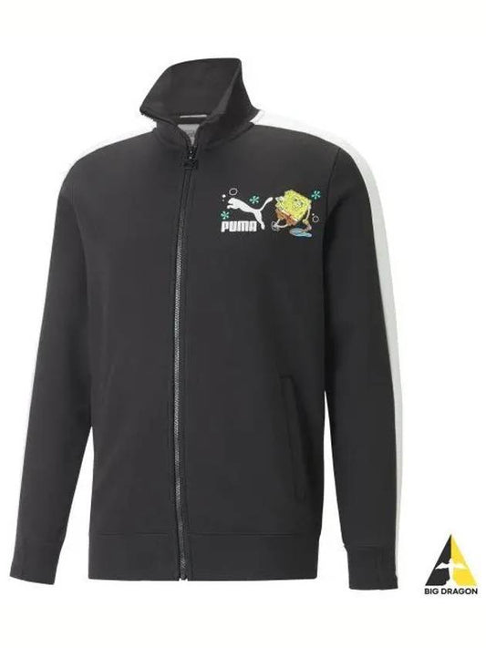 SpongeBob T7 Jacket Black 538961 01 - PUMA - BALAAN 1