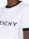 Archetype Slim Fit Cotton Short Sleeve T-Shirt White - GIVENCHY - BALAAN 6