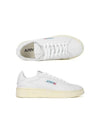 Dallas White Tab Leather Low Top Sneakers White - AUTRY - BALAAN 2