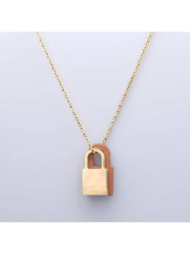 H078852CC Swift Calfskin Gold Plated O Kelly Small Necklace - HERMES - BALAAN 2