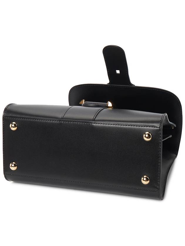 Brillant PM Box Calf Tote Bag Black - DELVAUX - BALAAN 5