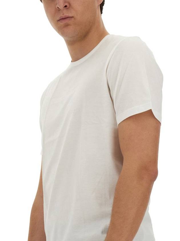 Precise Luxe Cotton Jersey Short Sleeve T-Shirt White - THEORY - BALAAN 4