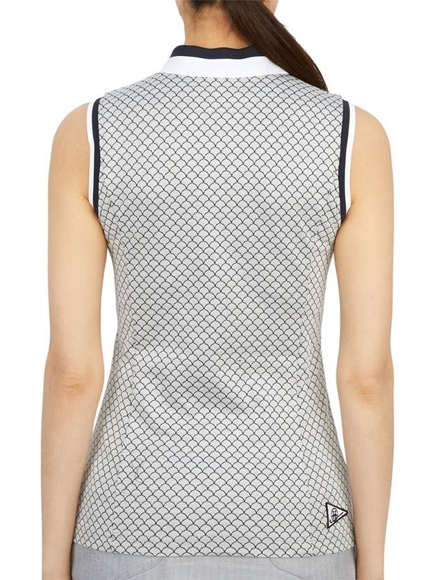 Women's Scale Sleeveless Ivory - HORN GARMENT - BALAAN 5