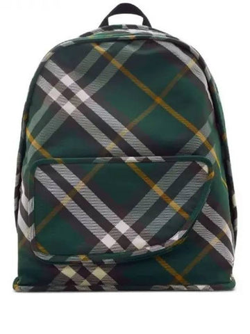 Shield check printing backpack 270117 - BURBERRY - BALAAN 1