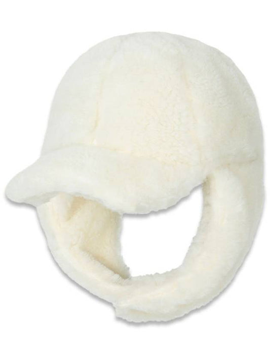 Boucle Ball Cap Boucle Cap Hat White MCFW23BC 3WH - MACKY - BALAAN 2