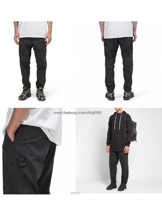 Wappen Shadow Straight Pants Black - STONE ISLAND - BALAAN 11