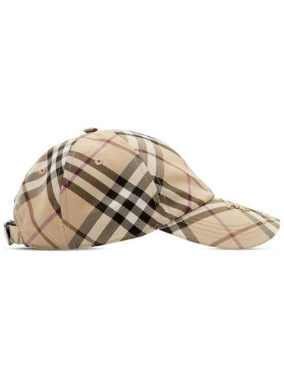 BURBERRY ESS CHECK BASEBALL CAP - BURBERRY - BALAAN 2