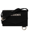 Le Porte Azur Envelope Pouch Bag Black - JACQUEMUS - BALAAN 1