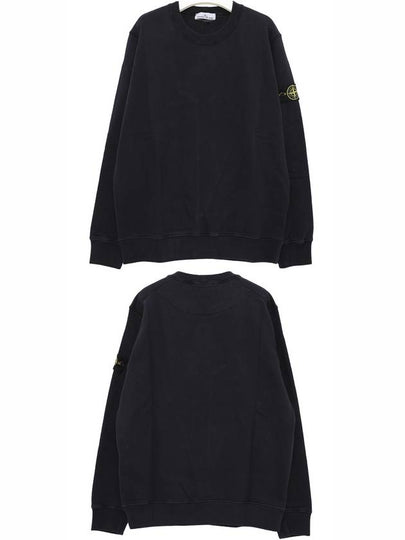 Crew Neck Wool Knit Top Navy - STONE ISLAND - BALAAN 2