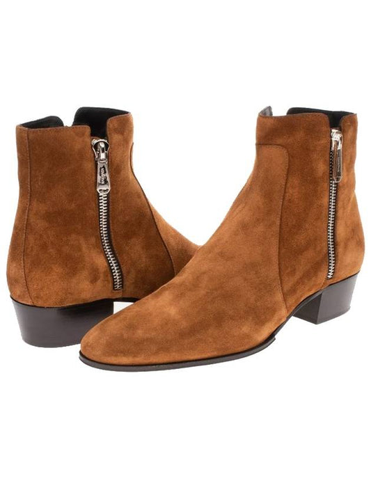 EU43 280 size leather men's ankle boots shoes - BALMAIN - BALAAN 1