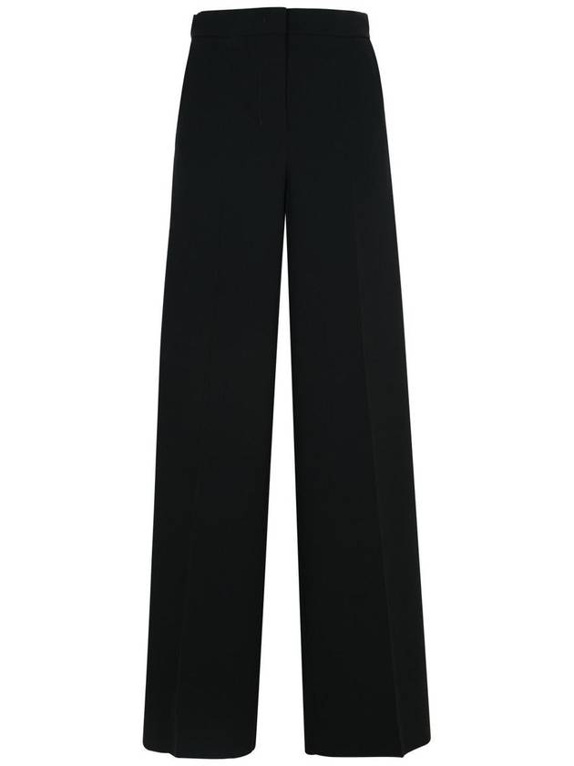 Max Mara 'Leccio' Black Triacetate Blend Pants - MAX MARA - BALAAN 1