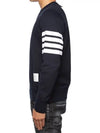 4 Bar Loopback Jersey Sweatshirt Navy - THOM BROWNE - BALAAN 5