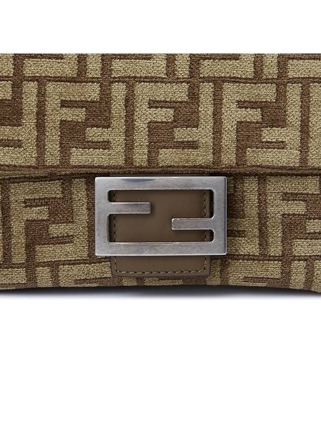 Baguette Chain Medium Shoulder Bag Brown - FENDI - BALAAN 9