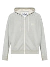 Star Logo Zip-Up Hoodie Melange Grey - GOLDEN GOOSE - BALAAN 2