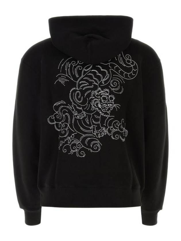 Star Tiger Embroidery Hoodie Black - KENZO - BALAAN 3