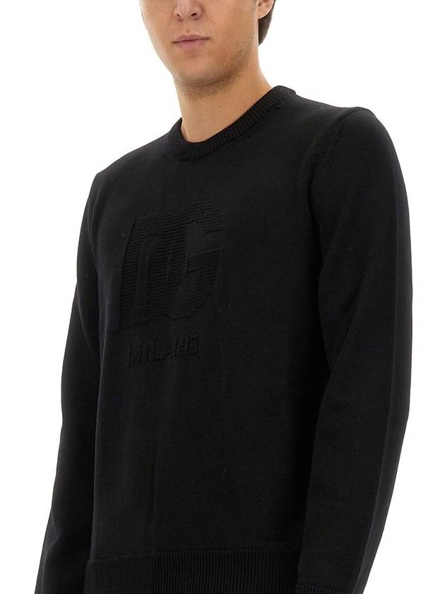 DG logo detail crew neck GXX01TJCVYO N0000 - DOLCE&GABBANA - BALAAN 8