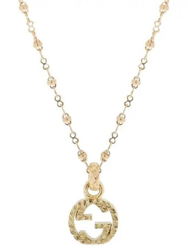 Interlocking G Gold Necklace YBB603619001 603619 - GUCCI - BALAAN 1