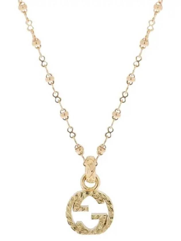 Interlocking G Gold Necklace YBB603619001 603619 - GUCCI - BALAAN 2