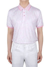 Golf Wear Men s Collar Short Sleeve T Shirt G4MS23K061 BLUSH - G/FORE - BALAAN 2