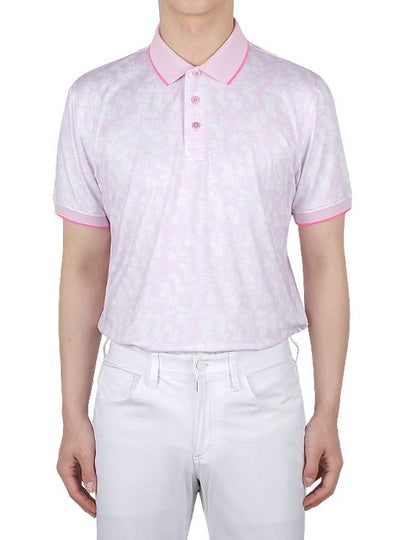 Golf Wear Men s Collar Short Sleeve T Shirt G4MS23K061 BLUSH - G/FORE - BALAAN 2