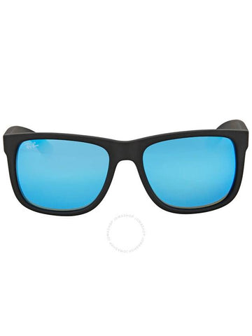 Ray Ban Justin Color Mix Blue Mirror Square Men's Sunglasses RB4165 622/55 54 - RAY-BAN - BALAAN 1